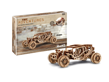 Revell 00610 Tiny Adventures - Buggy Holzfunktionsmodelle zum Zusammenbauen