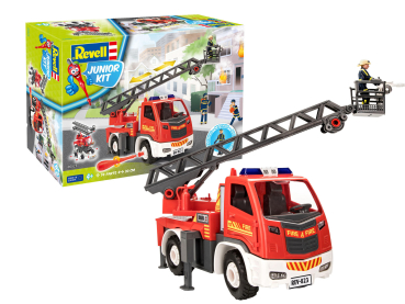Revell 00823 Feuerwehr Leiterwagen mit Figur Revell Junior Kit Bausatz