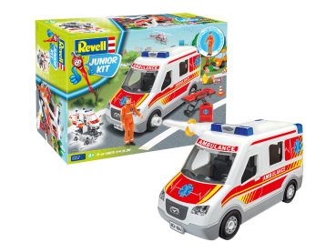 Revell 00824 Rettungswagen mit Figur Revell Junior Kit Bausatz