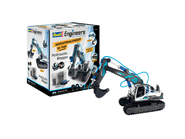 Revell 01054 Adventskalender Engineers "Hydraulischer Bagger" Revell Engineers - Bauen, Forschen, Entdecken