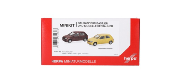 Herpa 012171-002 Herpa MiniKit: Renault Clio 16V, Jaune/Rouge Etrusque