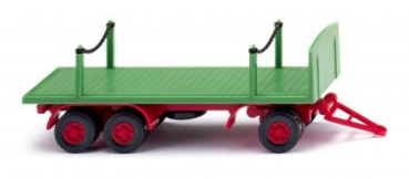 Wiking 044703 Rungenpritschen-Anhänger - maigrün