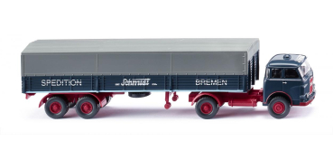 Wiking 051404 Pritschensattelzug (MAN Pausbacke) "Sped. Schmidt"