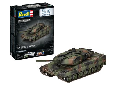 Revell 05631 70 Jahre Bundeswehr: Leopard 2A6MA2 "Exclusive Edi Revell Modellbausatz mit Basiszubehör