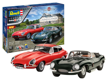 Revell 05667 Geschenkset Jaguar 100th Anniversary Revell Modellbausatz mit Basiszubehör