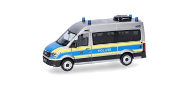 Herpa 098526 MAN TGE Bus Hochdach "Mobile Wache Polizei Baden-Württemberg"