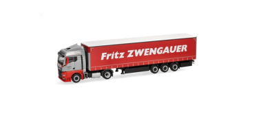 Herpa 319911 MAN TGX GM Gardinenplanen-Sattelzug "Zwengauer"