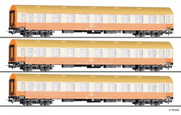 Tillig 70063 Reisezugwagenset „Städteexpress“ der DR, bestehend aus drei Reisezugwagen Typ Y/B 70