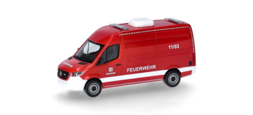 Herpa 700887 Mercedes-Benz Sprinter '18 Kasten Hochdach "Bundeswehr/Feuerwehr" (11/03)