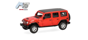 Herpa 87MC000011 MicroCity: Jeep Wrangler, rot (ab 2017)