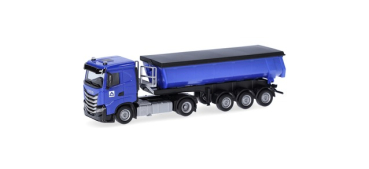 Herpa 960052 Iveco S-Way ND Thermomulden-Sattelzug "Hoch-Tief"