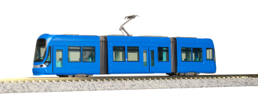 KATO K14805-1 Moderner Straßenbahn-Gelenktriebwagen, Ep.V-VI, blau