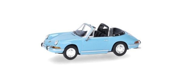 Herpa 023733-004 Porsche 911 Targa, pastellblau