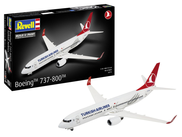 Revell 03772 Boeing 737-800 "Turkish Airlines" Revell Modellbausatz