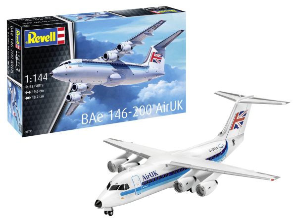 Revell 03791 BAe 146-200 "AirUK" Revell Modellbausatz