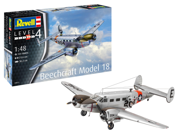 Revell 03811 Beechcraft Model 18 Revell Modellbausatz