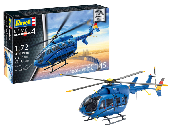 Revell 03877 Eurocopter EC 145 "Builder's Choice" Revell Modellbausatz