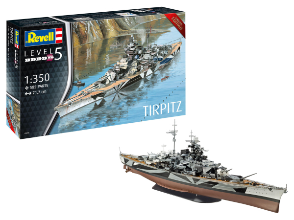 Revell 05096 German Battleship "Tirpitz" Revell Modellbausatz