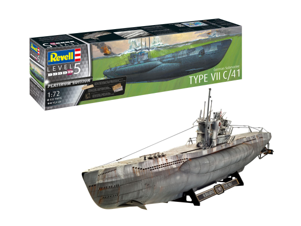 Revell 05163 German Submarine Type VII C/41 Revell Modellbausatz