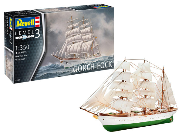 Revell 05432 Gorch Fock Revell Modellbausatz