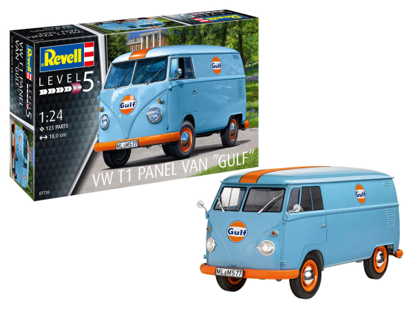 Revell 07726 VW T1 panel van "Gulf" Revell Modellbausatz