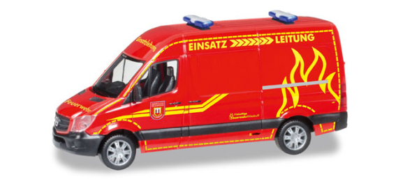 Herpa 093491 Mercedes-Benz Sprinter Hochdach "Feuerwehr Wilsdruff"