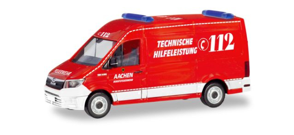 Herpa 094900 MAN TGE Kasten HD "Feuerwehr Aachen / Technische Hilfeleistung“