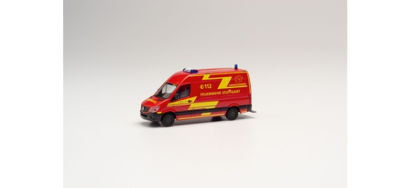 Herpa 095457 Mercedes-Benz Sprinter 13 Kasten HD "Feuerwehr Stuttgart/Jugendfeuerwehr"