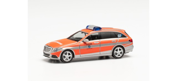 Herpa 096003 Mercedes-Benz C-Klasse T-Modell Elegance Kommandofahrzeug „Freiwillige Feuerwehr Saarbrücken“