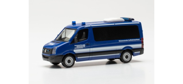 Herpa 097727 VW Crafter bus flat roof "THW Freising" (Bayern/Freising)