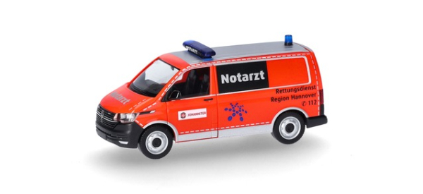 Herpa 097864 VW T6.1 Bus NEF "Rettungsdienst Region Hannover/Johanniter"
