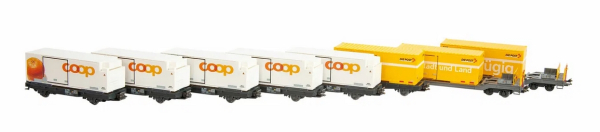 KATO K10-1731 RhB Kühl- & Güterwagen, 8-teiliges Set