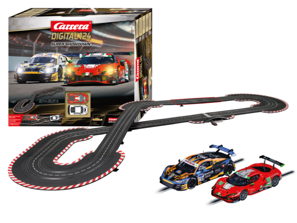 Carrera 20023639 Super Showdown Carrera Digital 124 Autorennbahn Set