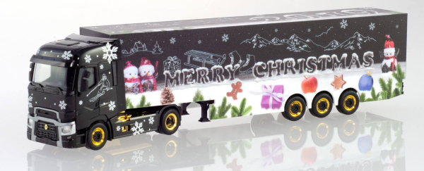 Herpa 310710 Renault T Koffer-Sattelzug „Herpa Weihnachtstruck 2019“