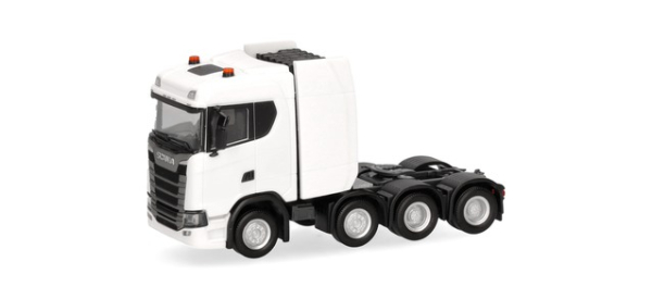 Herpa 315753-003 Scania CS 20 ND Schwerlastzugmaschine 4achs, weiß