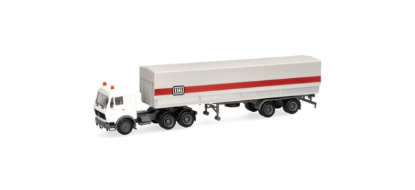Herpa 318846 Mercedes-Benz NG Planen-Sattelzug "DB"