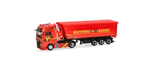Herpa 319065 MAN TGX GX Stahlmulden-Sattelzug "Kuypers"