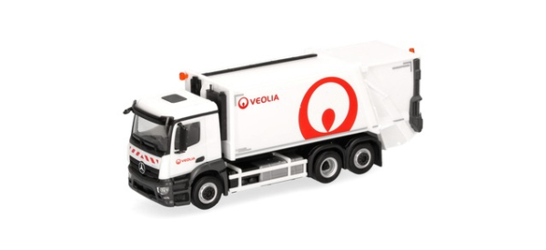 Herpa 319102 Mercedes-Benz Actros M Pressmüllfahrzeug "VEOLIA"