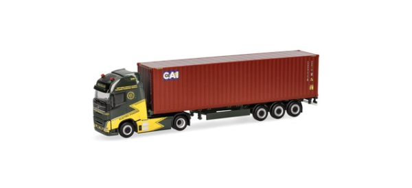 Herpa 319256 Volvo FH GL XL Electric 40ft Container-Sattelzug "Ancotrans/CAI"
