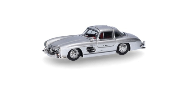 Herpa 430975 Mercedes-Benz 300 SL Flügeltürer, silbermetallic