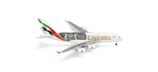 Herpa 538664 Emirates Airbus A380 "Wimbledon Official Partner"