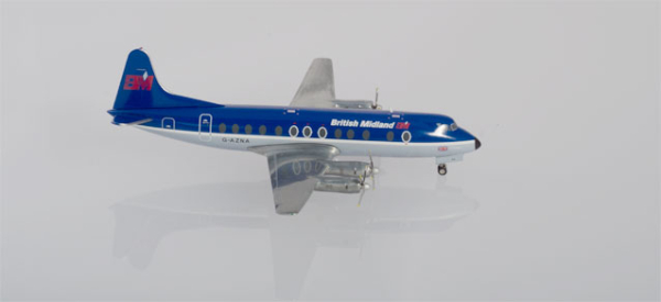 Herpa 559591 British Midlands Vickers Viscount 800
