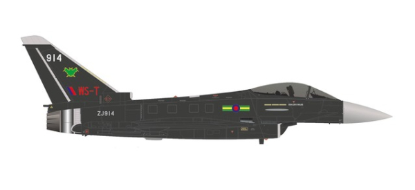 Herpa 580700 Eurofighter Typhoon - No IX(B) Squadron, RAF Lossiemouth - “Batman” Agressor scheme – ZJ914 / WS-T