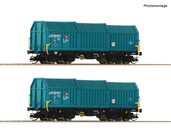 Roco 6680014 2-tlg. Set: Teleskophaubenwagen, SBB