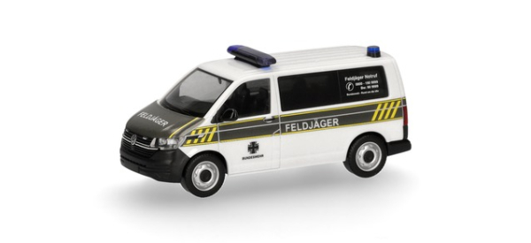 Herpa 700900 Volkswagen (VW) T6.1 Bus "Feldjäger", weiß