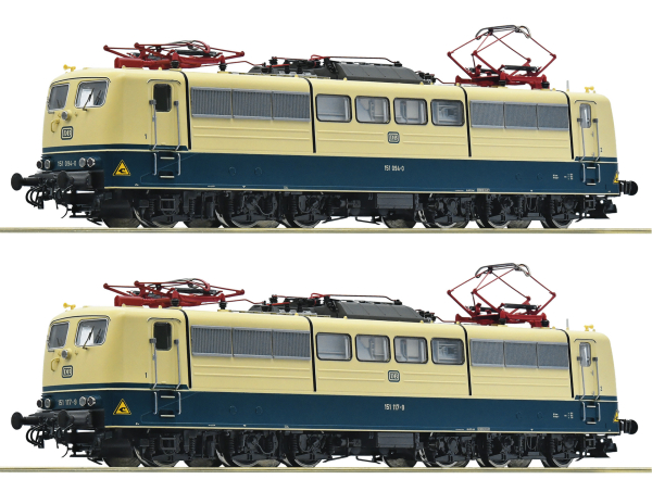 Roco 70407 2-tlg. Set: Elektrolokomotiven 151 094-0 und 151 117-9, DB