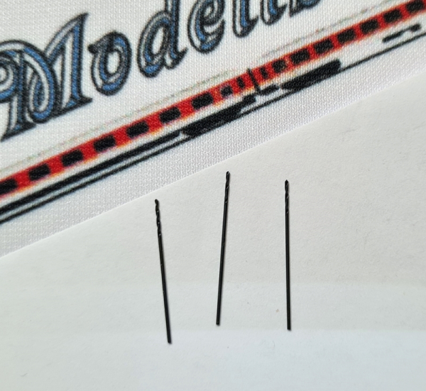Minispiralbohrer für Gleisschrauben, 3 Stück