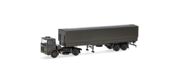 Herpa 747080 MAN F8 Planen-Sattelzug "Bundeswehr"