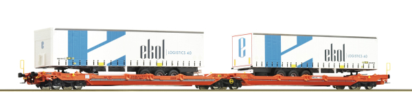 Roco 77392 Doppeltaschen-Gelenkwagen T3000e, Wascosa