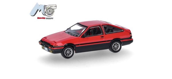 Herpa 87MC000003 MicroCity: Toyota Corolla AE86, rot (1983-1985)